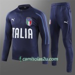 Itália Sweat de Treino Conjunto Azul 2018/19